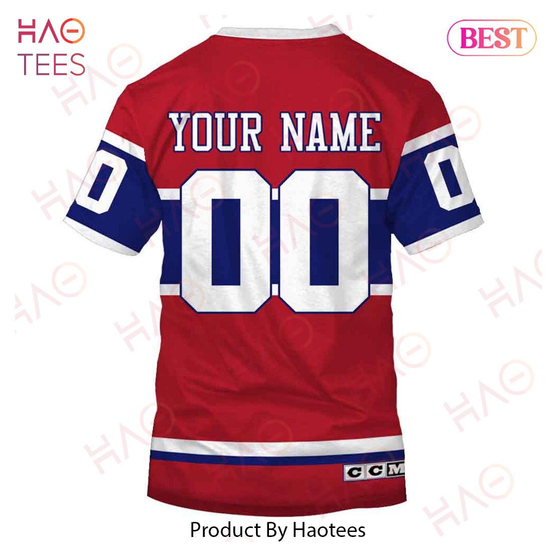 Personalized Montreal Canadiens 60s 70s Throwback Vintage Home Jersey 3D Hoodie Personalized Montreal Canadiens 60s 70s Throwback Vintage Home Jersey 3D Hoodie