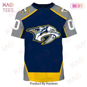 Personalized Nashville Predators Throwback Vintage NHL Hockey Jersey 3D Hoodie