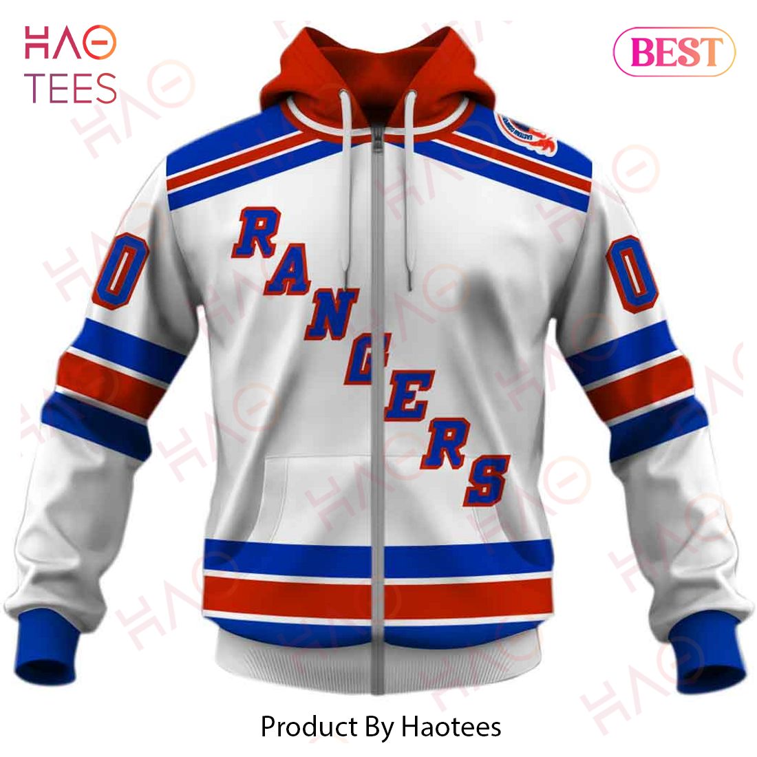 Personalized New York Rangers 1994 Throwback Vintage Home Jersey 3D Hoodie Personalized New York Rangers 1994 Throwback Vintage Home Jersey 3D Hoodie