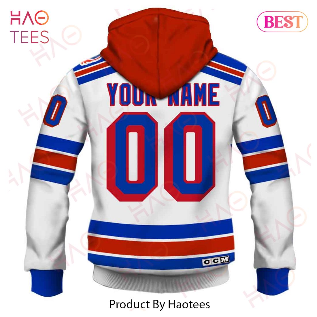 Personalized New York Rangers 1994 Throwback Vintage Home Jersey 3D Hoodie Personalized New York Rangers 1994 Throwback Vintage Home Jersey 3D Hoodie