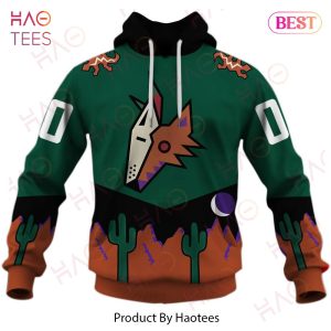 Personalized Phoenix Coyotes   Arizona Coyotes 90s Vintage Alt. Jersey 3D Hoodie