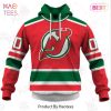 Personalized Vintage NHL New Jersey Devils Throwback Jersey White 3D Hoodie