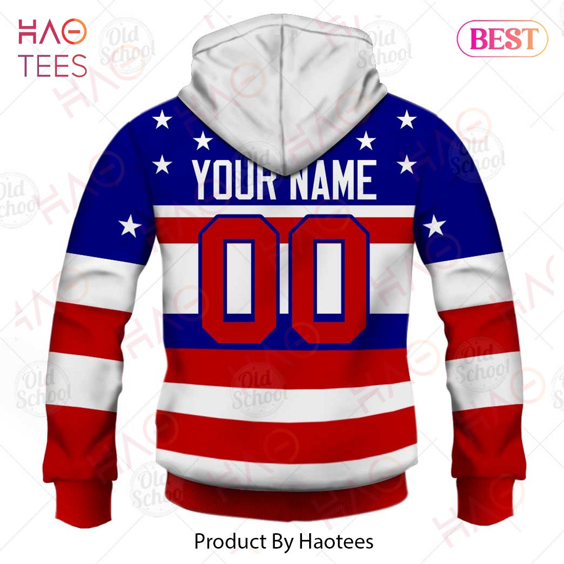 Personalized Vintage NHL New York Americans Throwback Jersey 3D Hoodie Personalized Vintage NHL New York Americans Throwback Jersey 3D Hoodie
