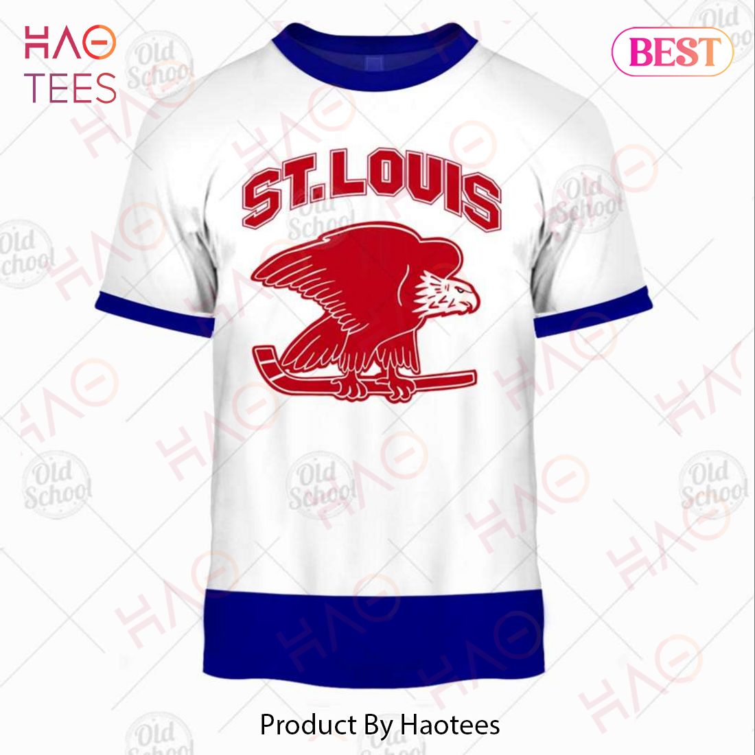 Personalized Vintage NHL St. Louis Eagles Ottawa Senators Jersey 3D Hoodie Personalized Vintage NHL St. Louis Eagles Ottawa Senators Jersey 3D Hoodie