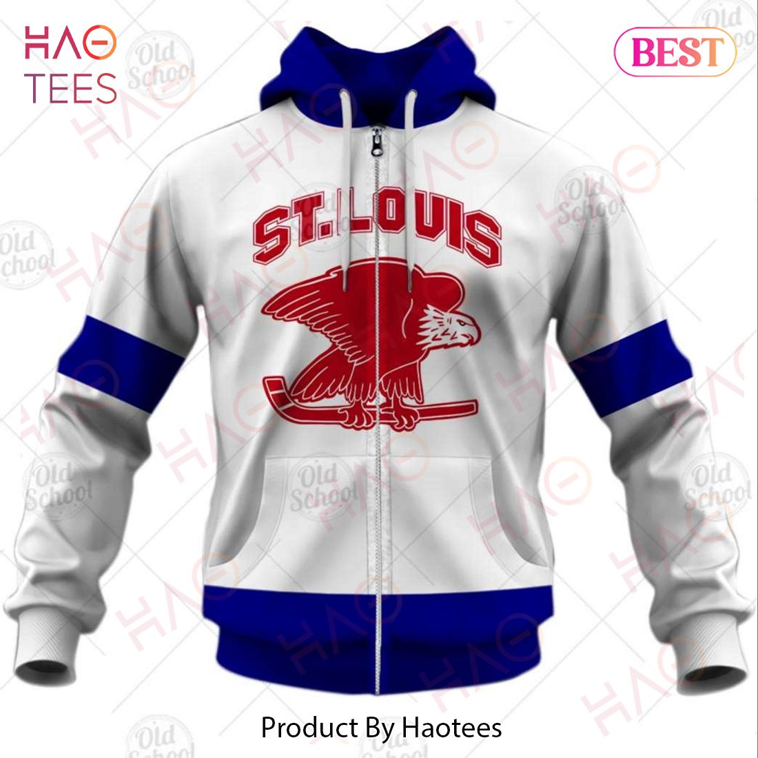 Personalized Vintage NHL St. Louis Eagles Ottawa Senators Jersey 3D Hoodie Personalized Vintage NHL St. Louis Eagles Ottawa Senators Jersey 3D Hoodie