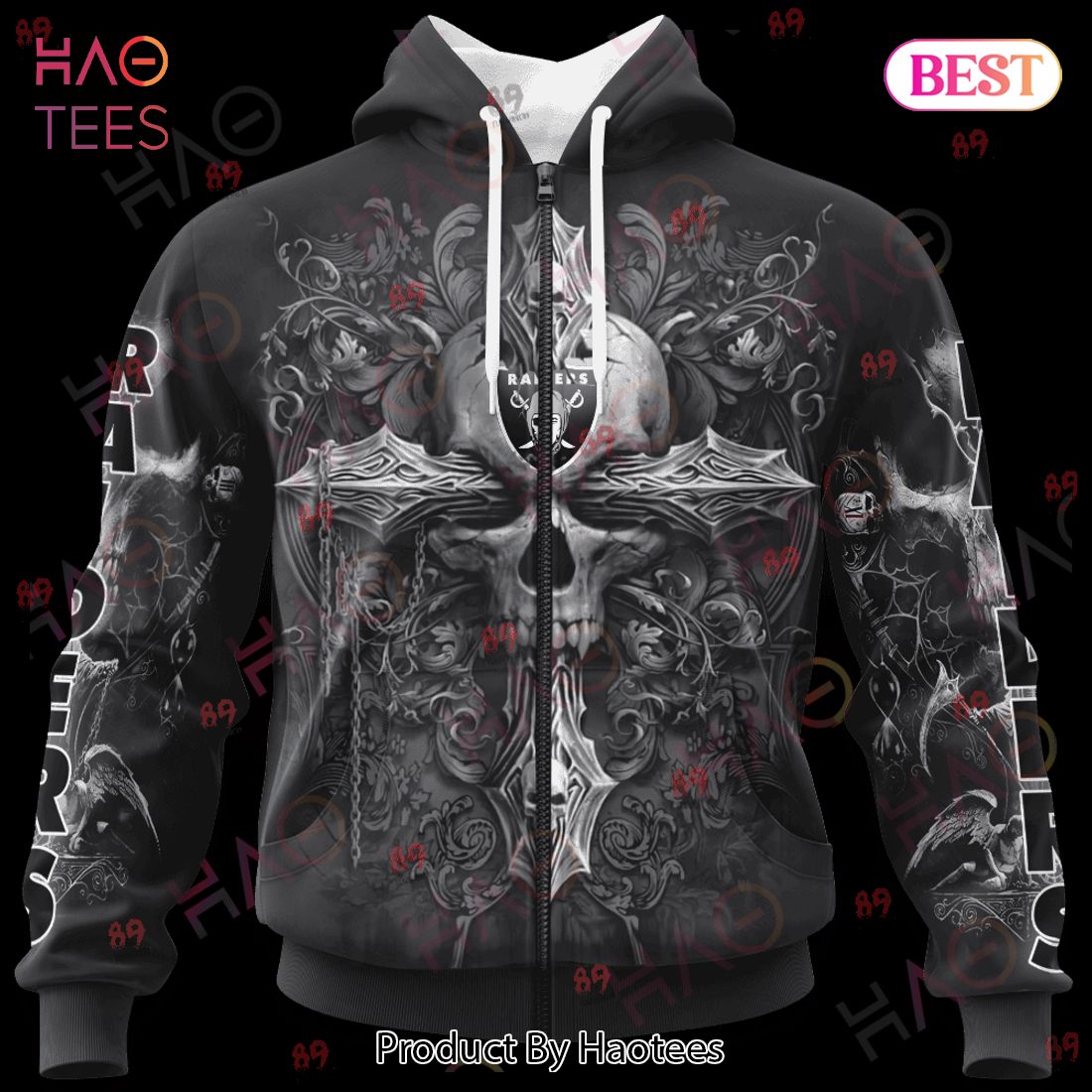Raiders Skull God Limited Edition 3D Hoodie Raiders Skull God Limited Edition 3D Hoodie
