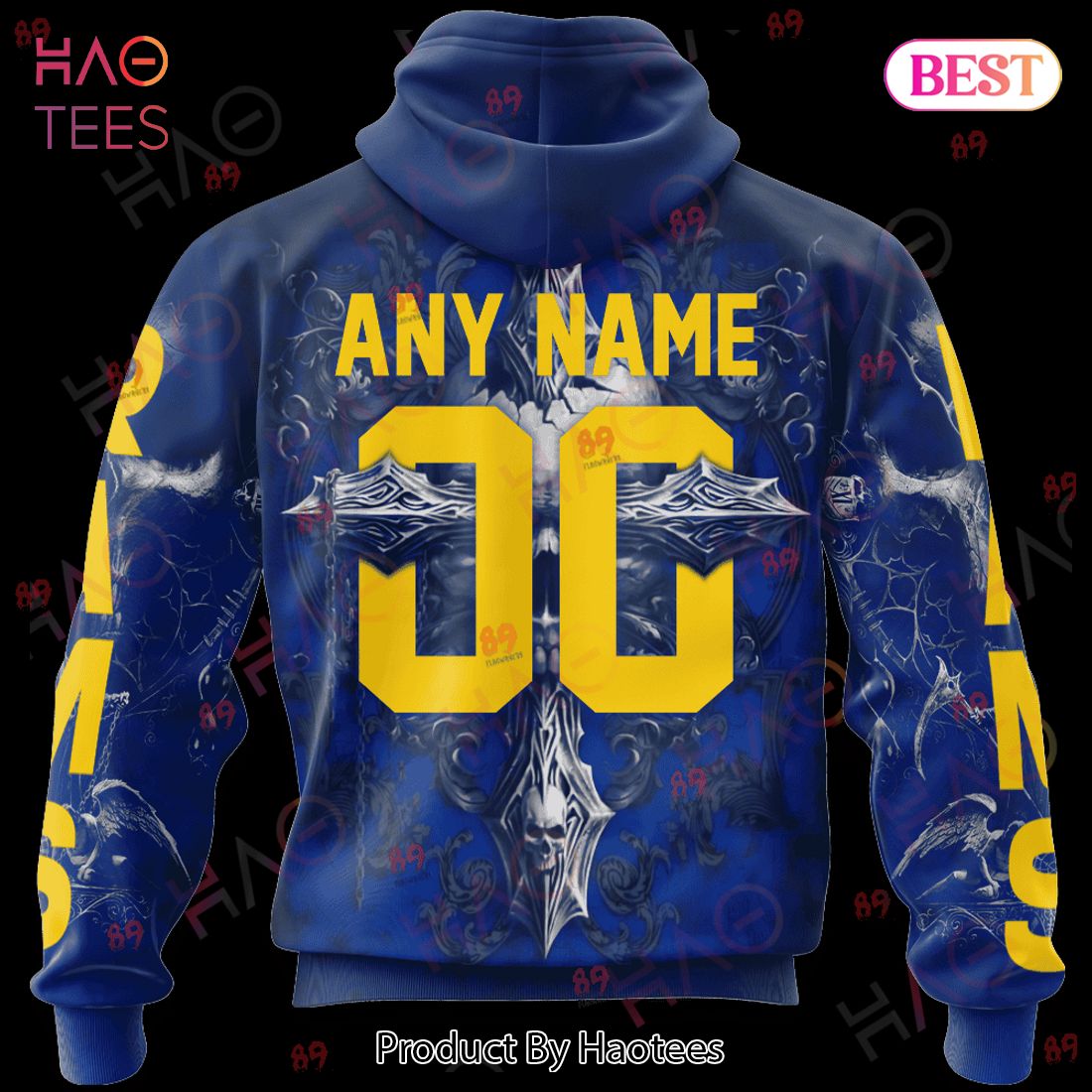 Rams Skull God Limited Edition 3D Hoodie Rams Skull God Limited Edition 3D Hoodie