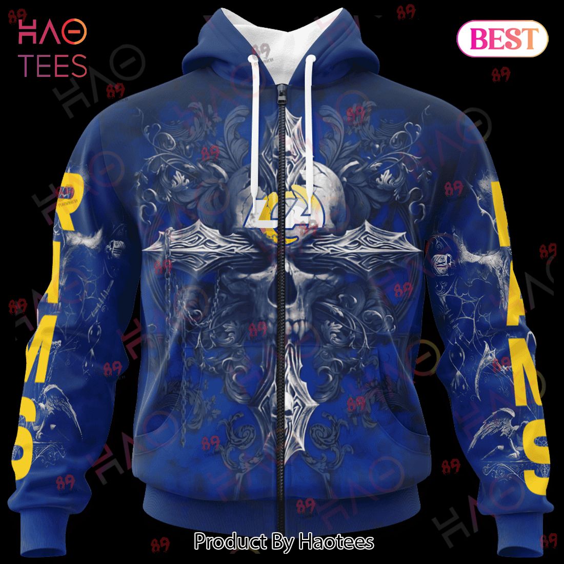Rams Skull God Limited Edition 3D Hoodie Rams Skull God Limited Edition 3D Hoodie