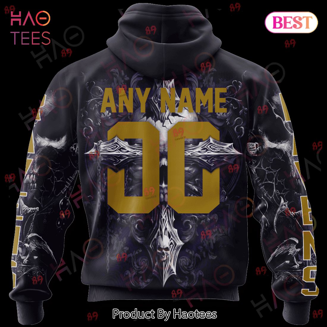 Ravens Skull God Limited Edition 3D Hoodie Ravens Skull God Limited Edition 3D Hoodie