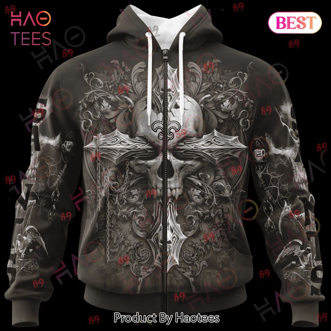 Saints Skull God Limited Edition 3D Hoodie Saints Skull God Limited Edition 3D Hoodie