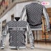Gucci Black And White Fashion Varsity Jacket Gucci Black And White Fashion Varsity Jacket
