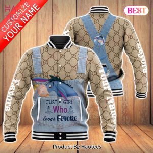 Gucci Just A Girl Who Love Eeyore Fashion Custom Varsity Jacket GC5617