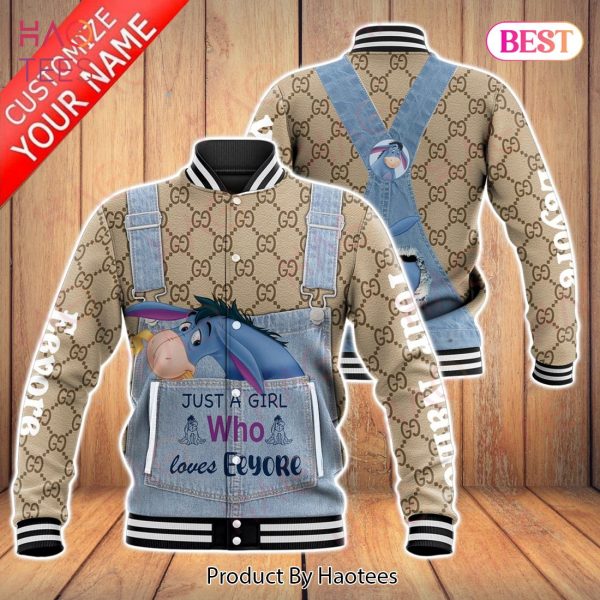 Gucci Just A Girl Who Love Eeyore Fashion Custom Varsity Jacket GC5617