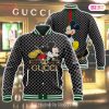 Gucci Mix Black Fashion Varsity Jacket Gucci Mix Black Fashion Varsity Jacket