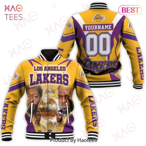 HOT Lakers NBA 2022 Fashion Varsity Jacket