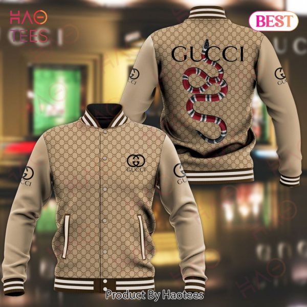 NEW Gucci Snake Varsity Jacket US