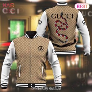 NEW Gucci Snake Varsity Jacket US