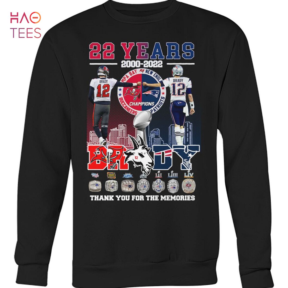 22 Years New England Patriots Shirt