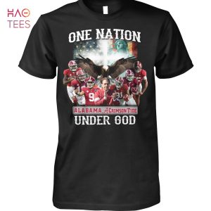 One Nation Alabama A Crimson Tide Under God Shirt