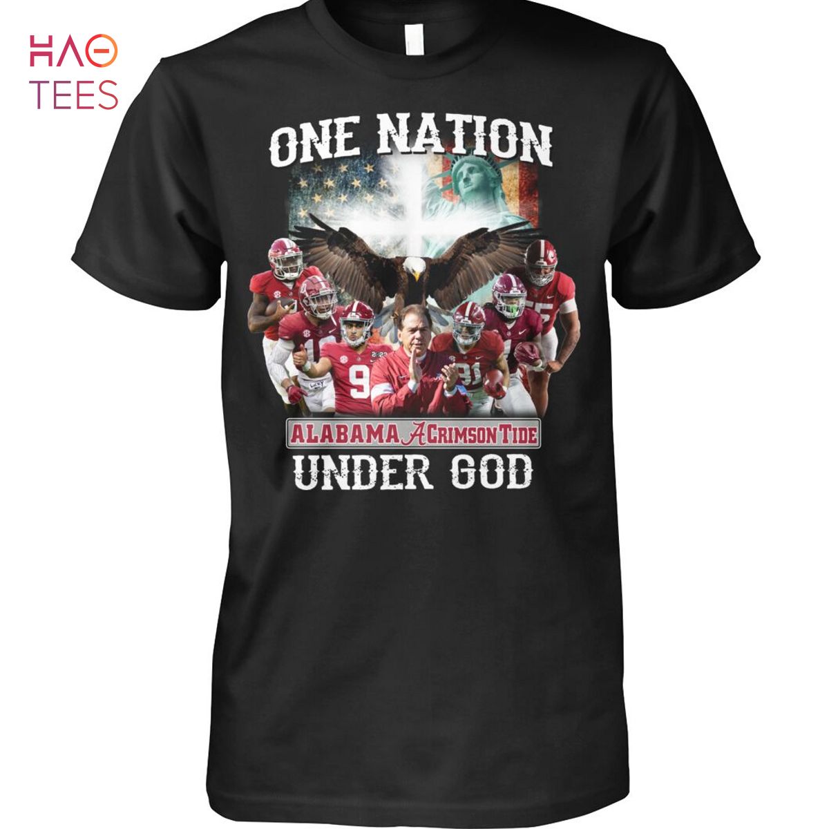 One Nation Alabama A Crimson Tide Under God Shirt One Nation Alabama A Crimson Tide Under God Shirt