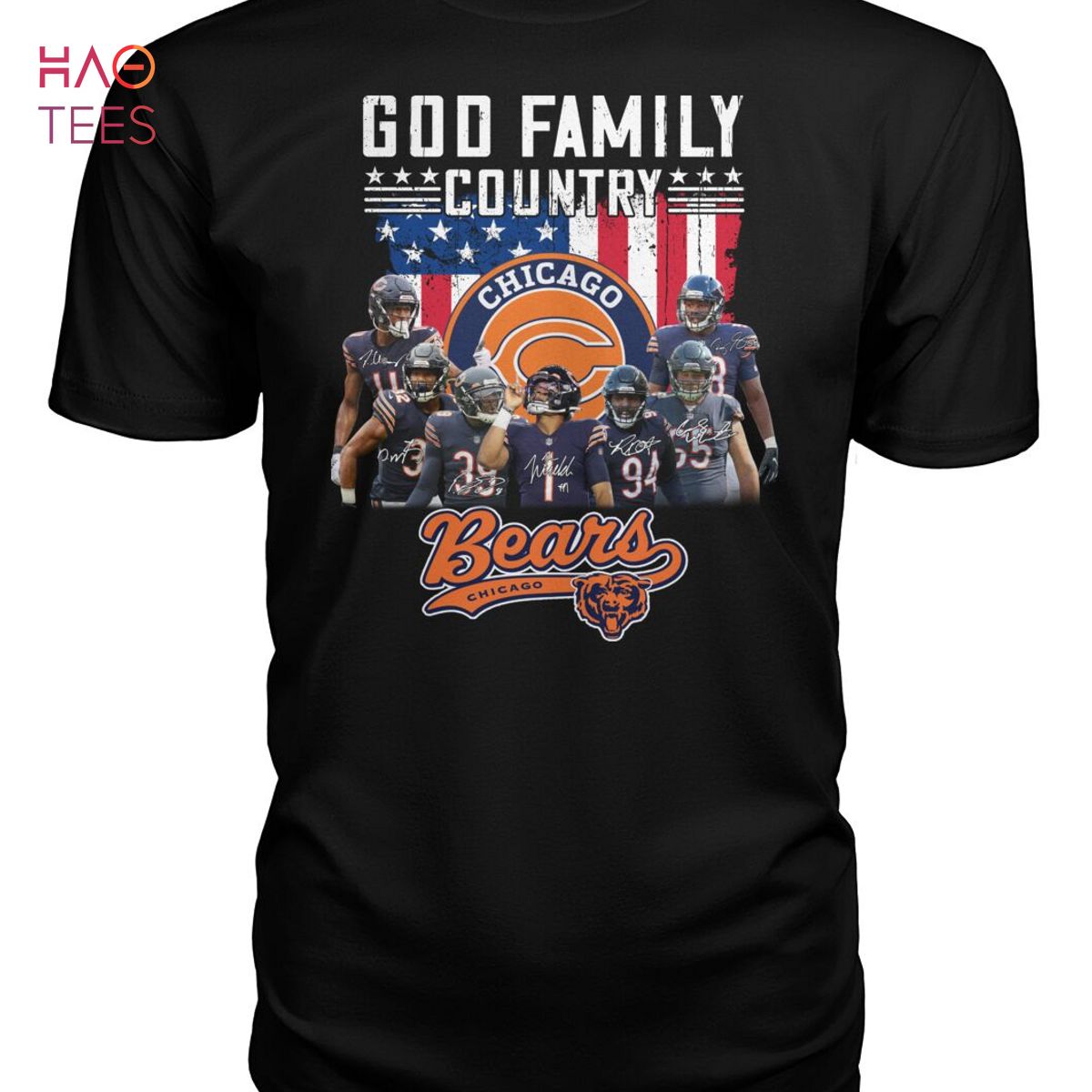 God Family Country Chicago Bears Shirt God Family Country Chicago Bears Shirt