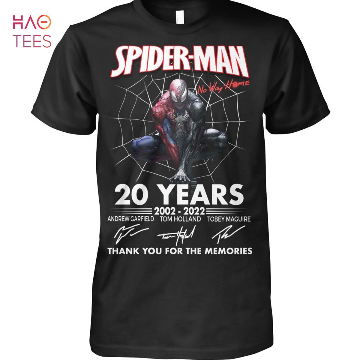 NEW Spider-Man 20 Years 2002-2022 Shirt