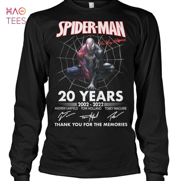 NEW Spider-Man 20 Years 2002-2022 Shirt