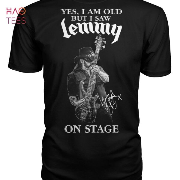 THE BEST Lemmy On Stage Shirt Limited Edition
