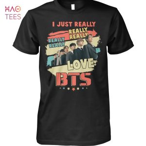 Just Really Love BTS Shirt Limited Edition