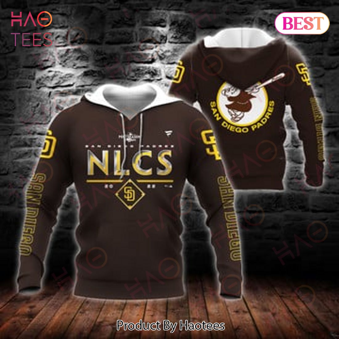 3D All Over Printed San Diego Padres 3D Hoodie New Fashion