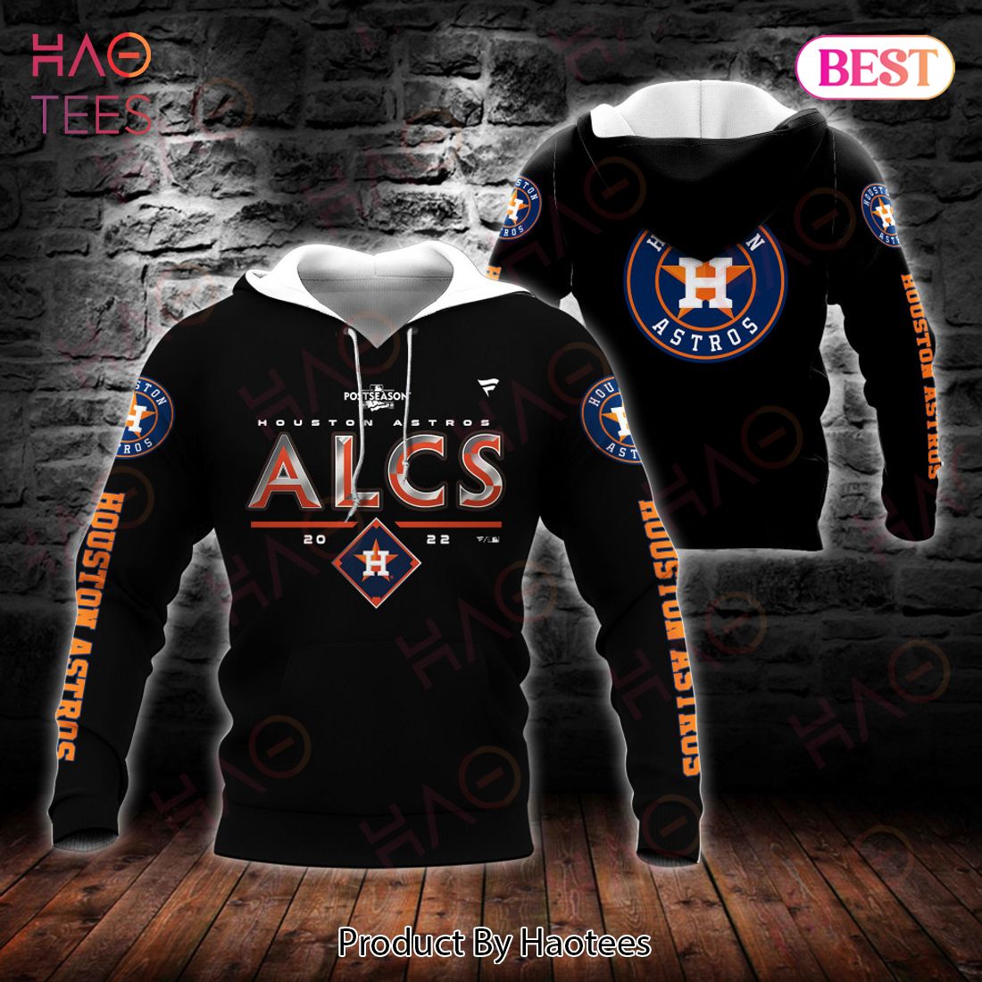 3D Printed All Over Houston Astros 3D Hoodie All Over Printed