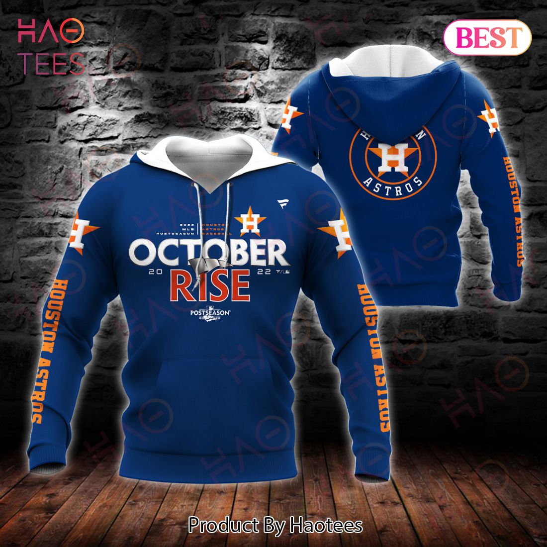 NEW 3D Printed All Over Houston Astros 3D Hoodie POD Design