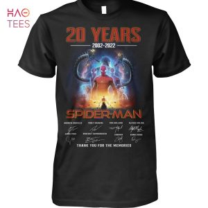 20 Years 2002-2022 Spider-Man Shirt