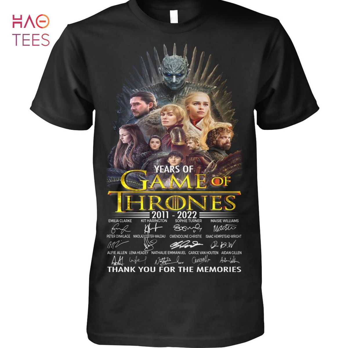 Years Of Game Of Thrones 2011-2022 Shirt