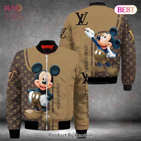 LV Mickey Mouse Disney Bomber Jacket LV Luxury Clothing Clothes Outfit