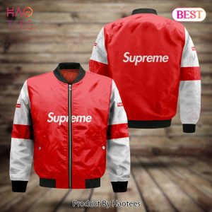 SPRM Red Bomber Jacket Luxury Brand Clothing Clothes Outfit