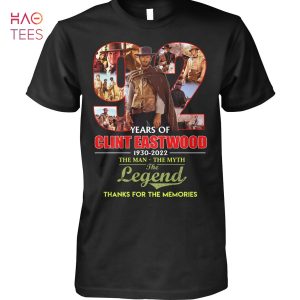 92 Years Of Clint Eastwood Shirt