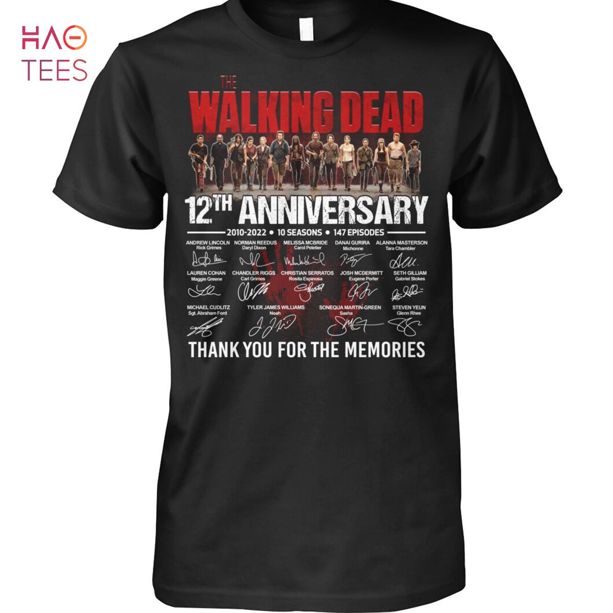The Walking Dead 12 Anniversary Shirt