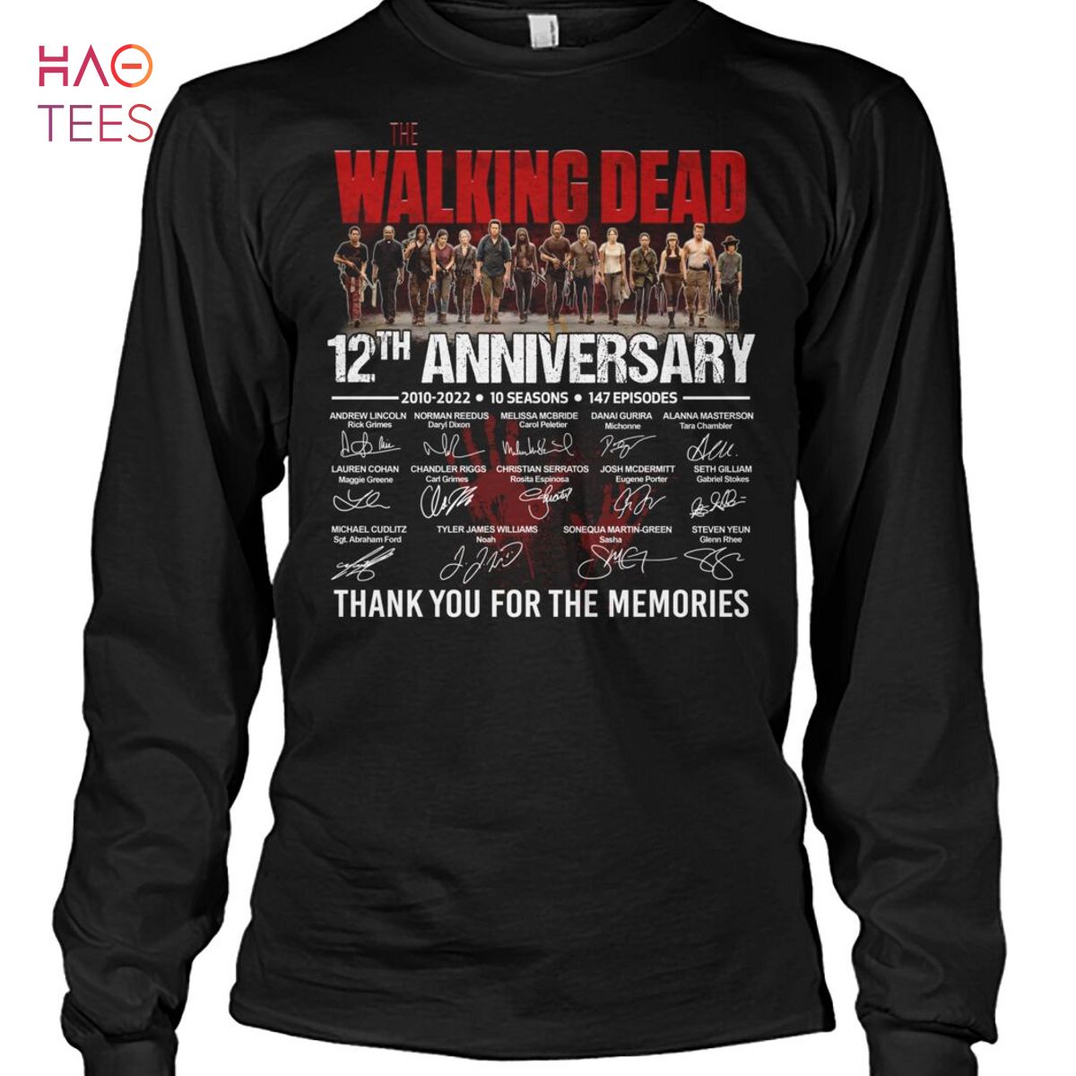 The Walking Dead 12 Anniversary Shirt The Walking Dead 12 Anniversary Shirt