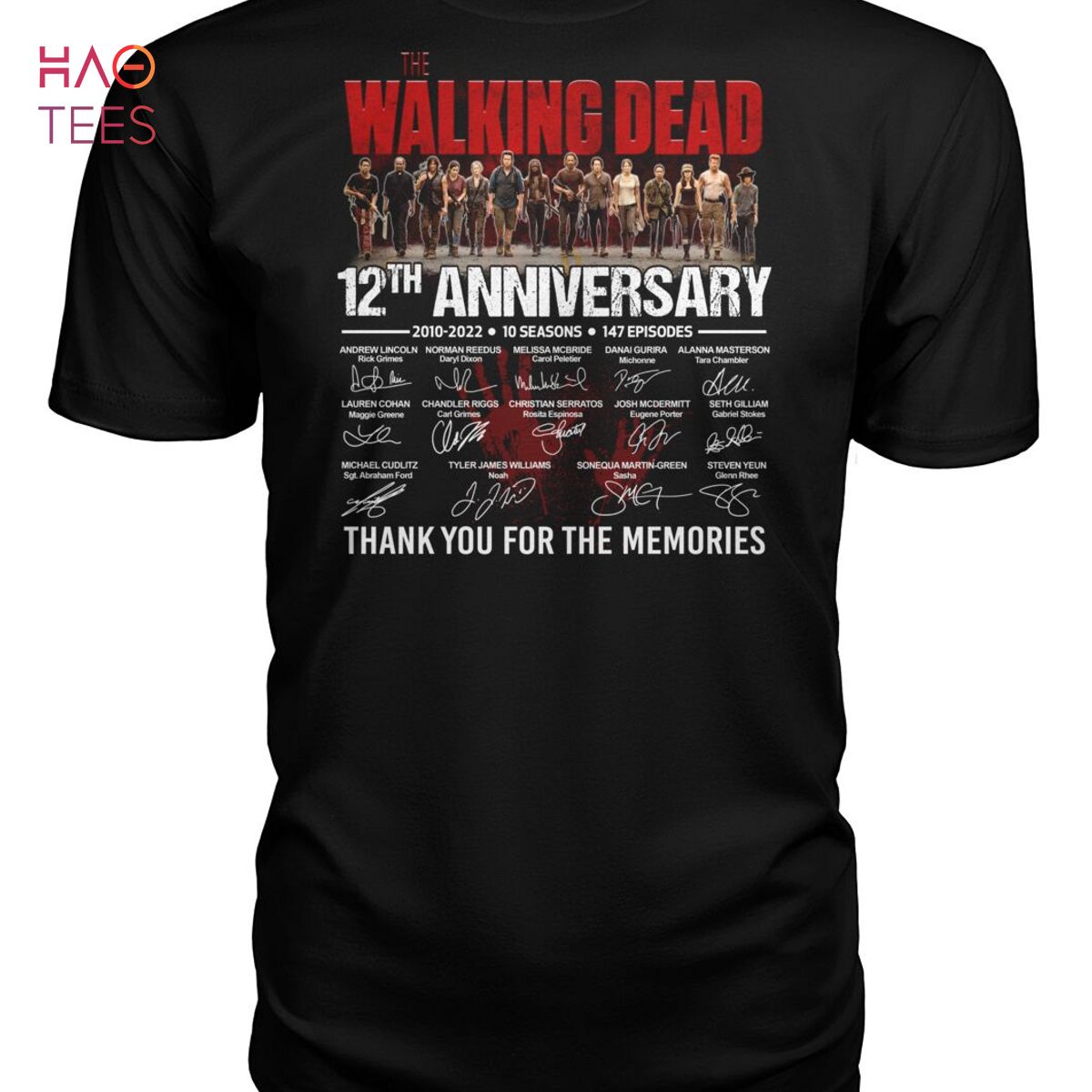 The Walking Dead 12 Anniversary Shirt The Walking Dead 12 Anniversary Shirt