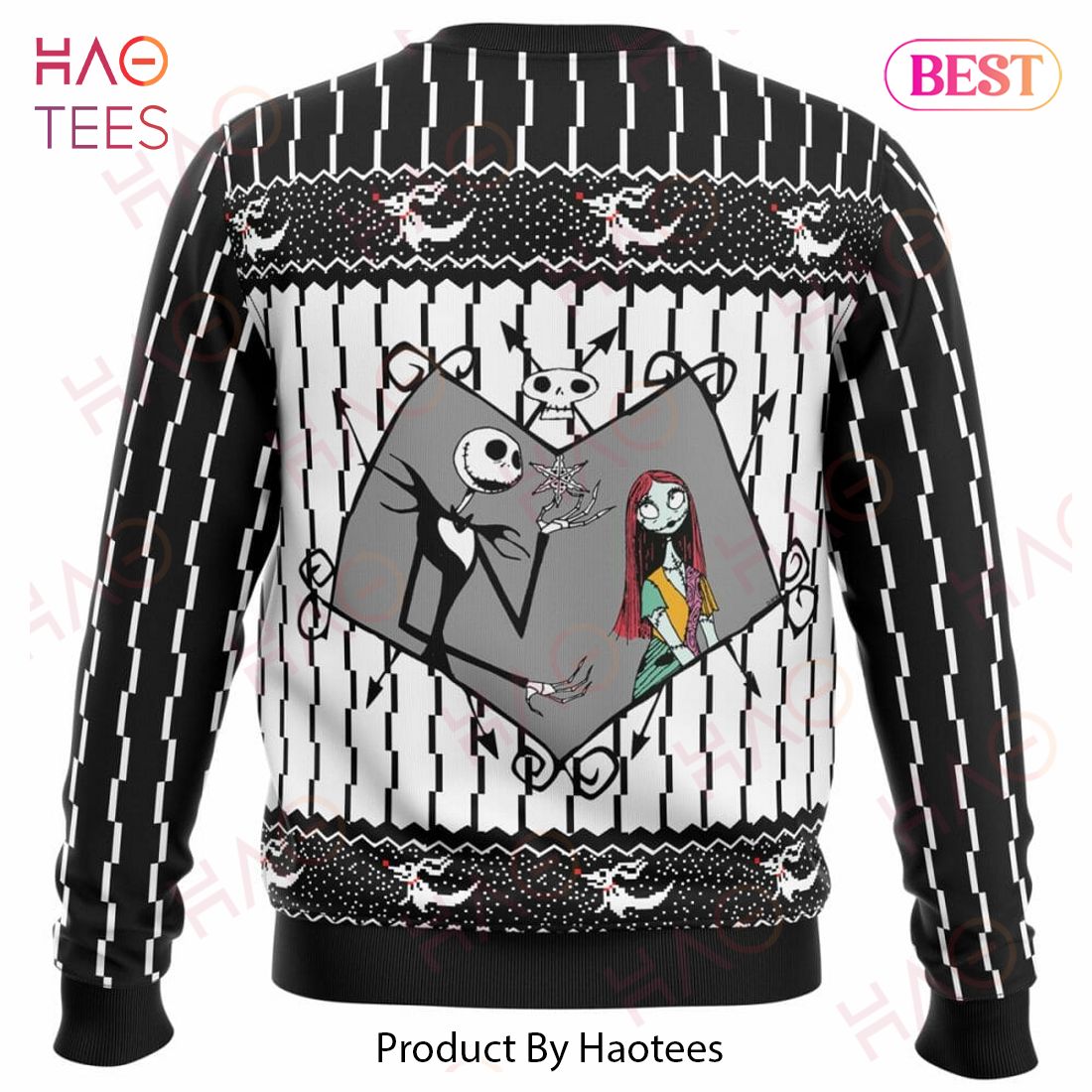 Jack Skellington The Nightmare Before Christmas Ugly Christmas Sweater Jack Skellington The Nightmare Before Christmas Ugly Christmas Sweater