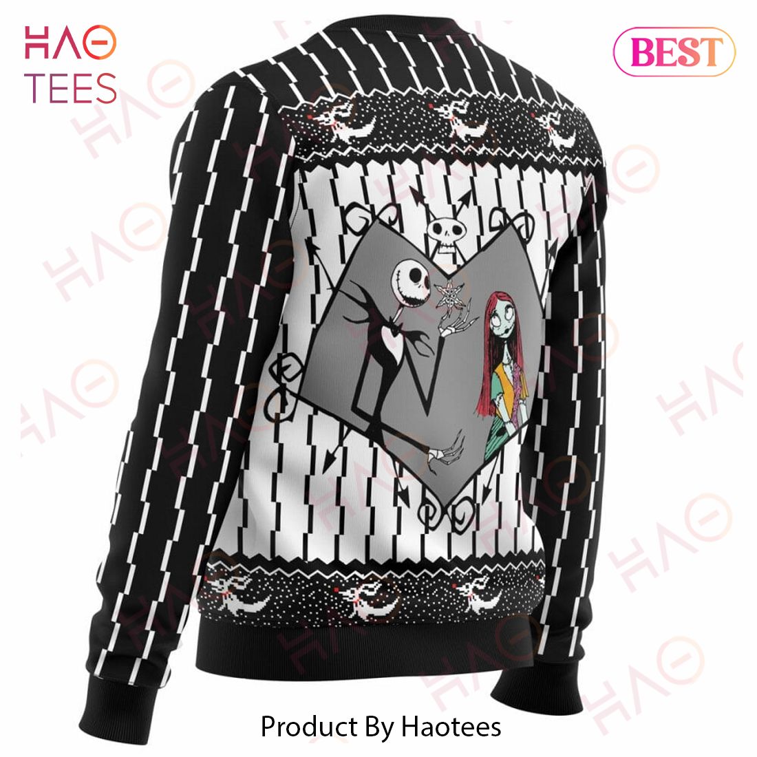 Jack Skellington The Nightmare Before Christmas Ugly Christmas Sweater Jack Skellington The Nightmare Before Christmas Ugly Christmas Sweater