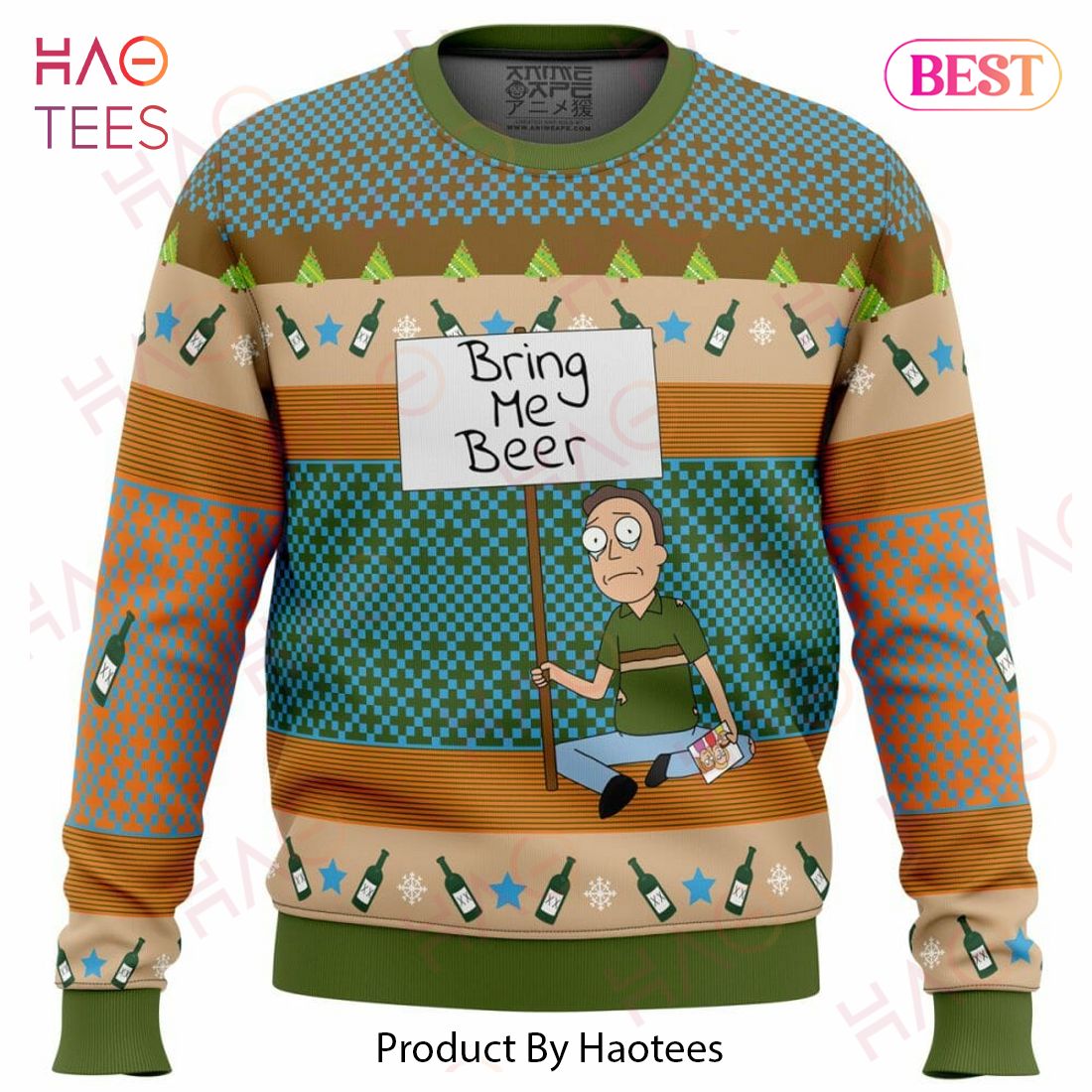 Jerry Christmas Ugly Christmas Sweater Jerry Christmas Ugly Christmas Sweater