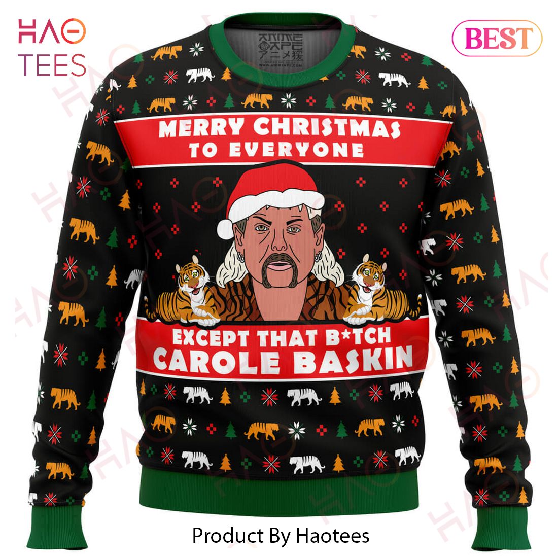 Joe Exotic Tiger King Ugly Christmas Sweater Joe Exotic Tiger King Ugly Christmas Sweater