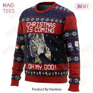 Jojo’s Bizarre Adventure Joseph Joestar Oh My God Ugly Christmas Sweater