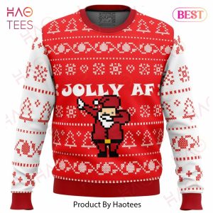 Jolly AF Ugly Christmas Sweater