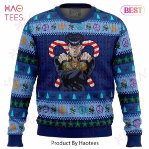 Josuke Higashikata Jojo’s Bizarre Adventure Ugly Christmas Sweater