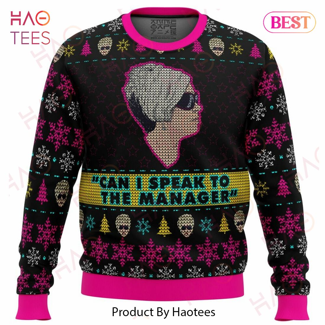Karen Talks to Manager Meme Ugly Christmas Sweater Karen Talks to Manager Meme Ugly Christmas Sweater