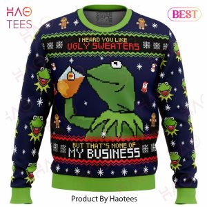 Kermit the Frog Ugly Christmas Sweater