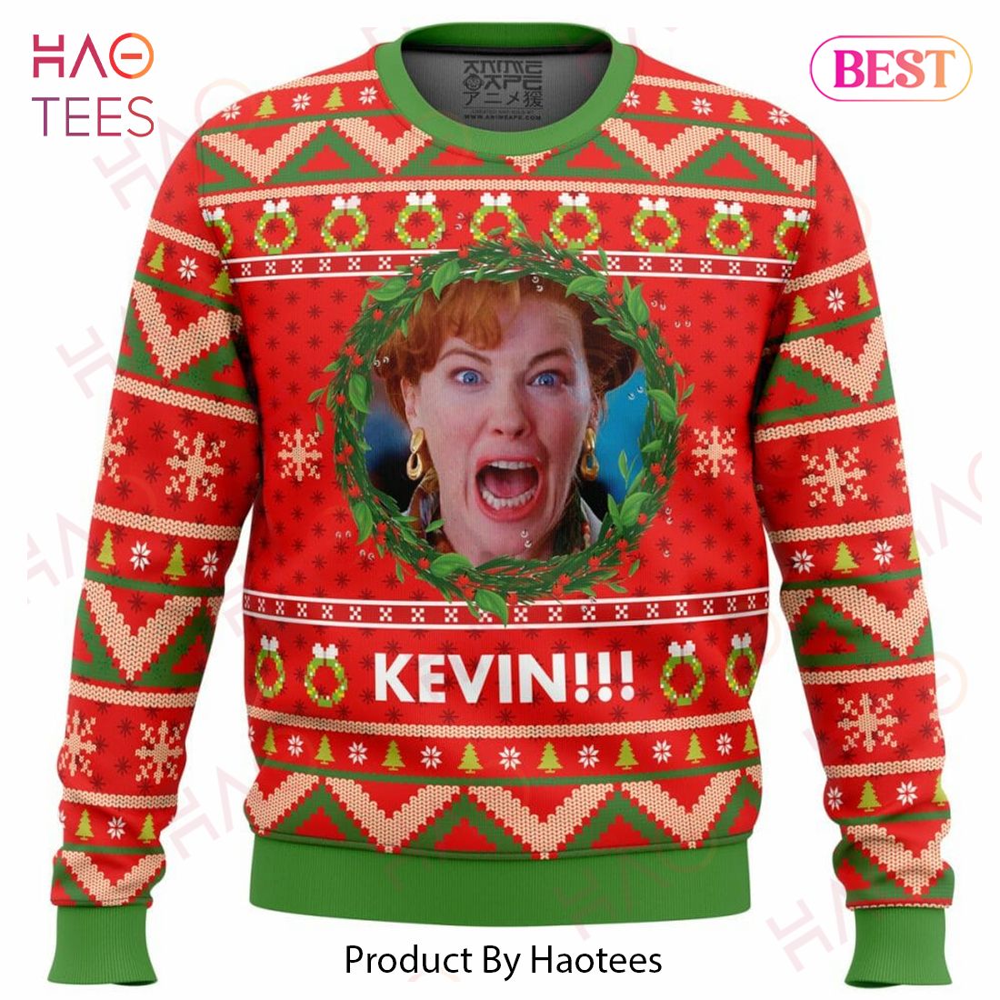 Kevin!!! Home Alone Ugly Christmas Sweater